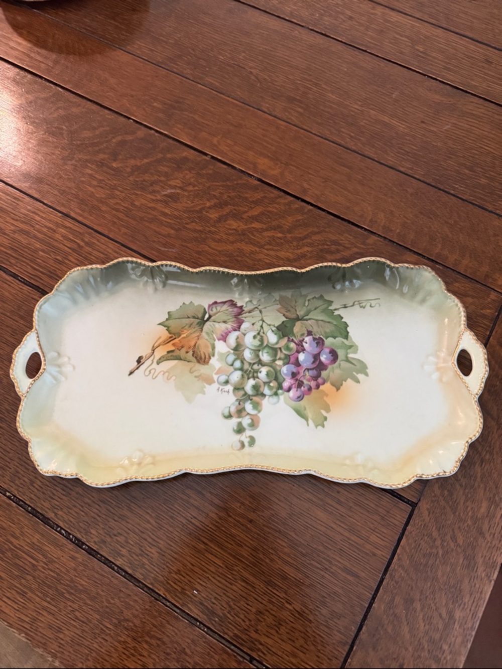 Vintage Bavarian Fine China Serving or Vanity Tray